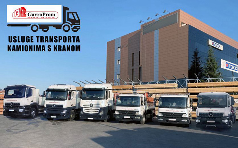 GAVROPROM USLUGE TRANSPORTA KAMIONIMA S KRANOM