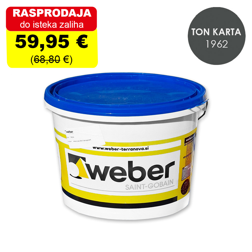 WEBER PAS.AKRILNI OMET 1,5 MM 25/1  A