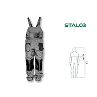 RADNE HLAČE TREGER XXL STALCO S47872