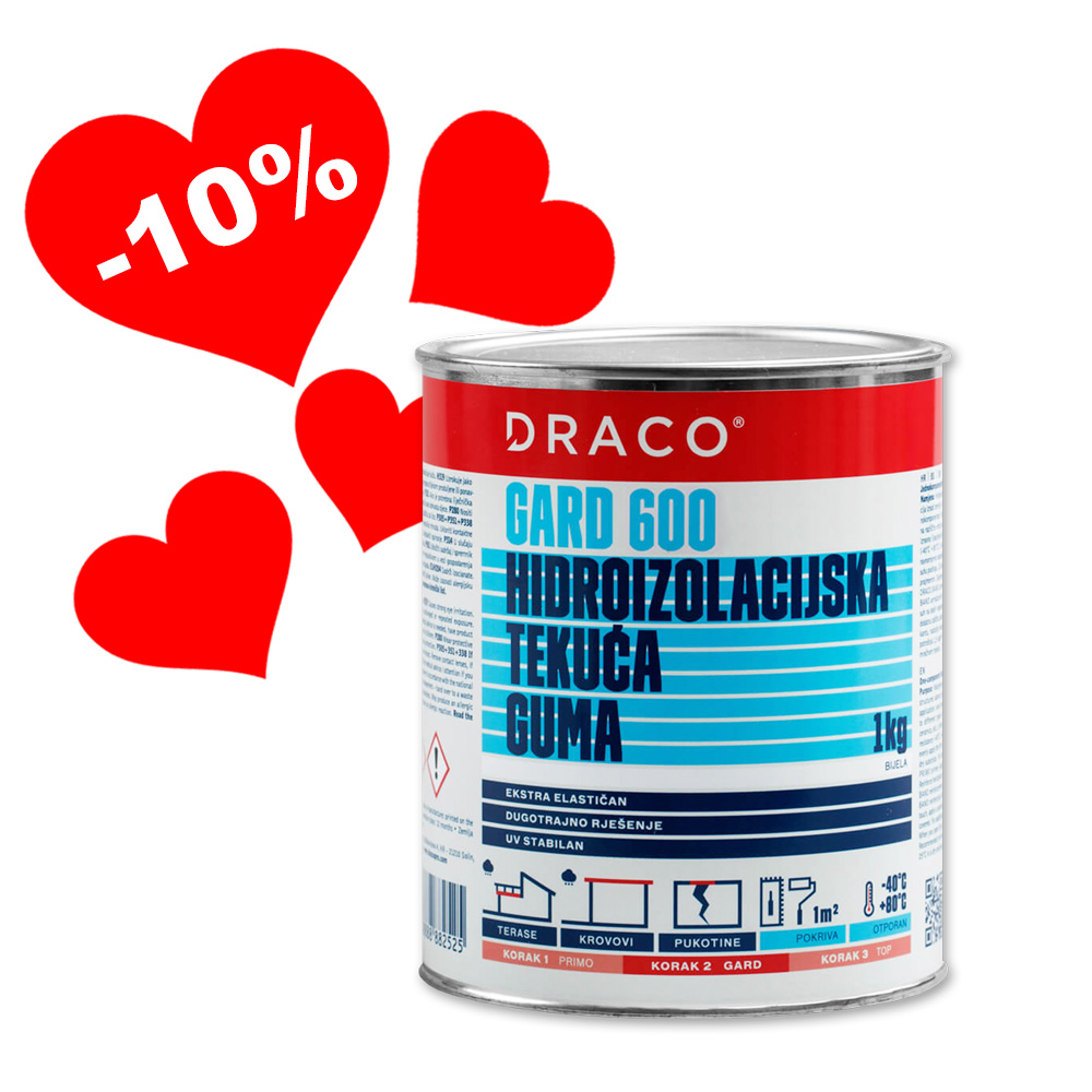 DRACO GARD 600 BEZBOJNI 1L (HIDROIZOLACIJA)