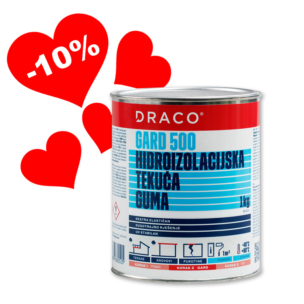 DRACO GARD 500 BIJELI  1KG (HI TEKUĆA GUMA)
