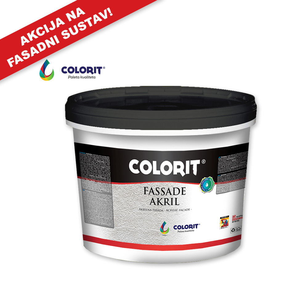 COLORIT FASSADE AKRIL 1,50 MM, 25/1,BIJELA