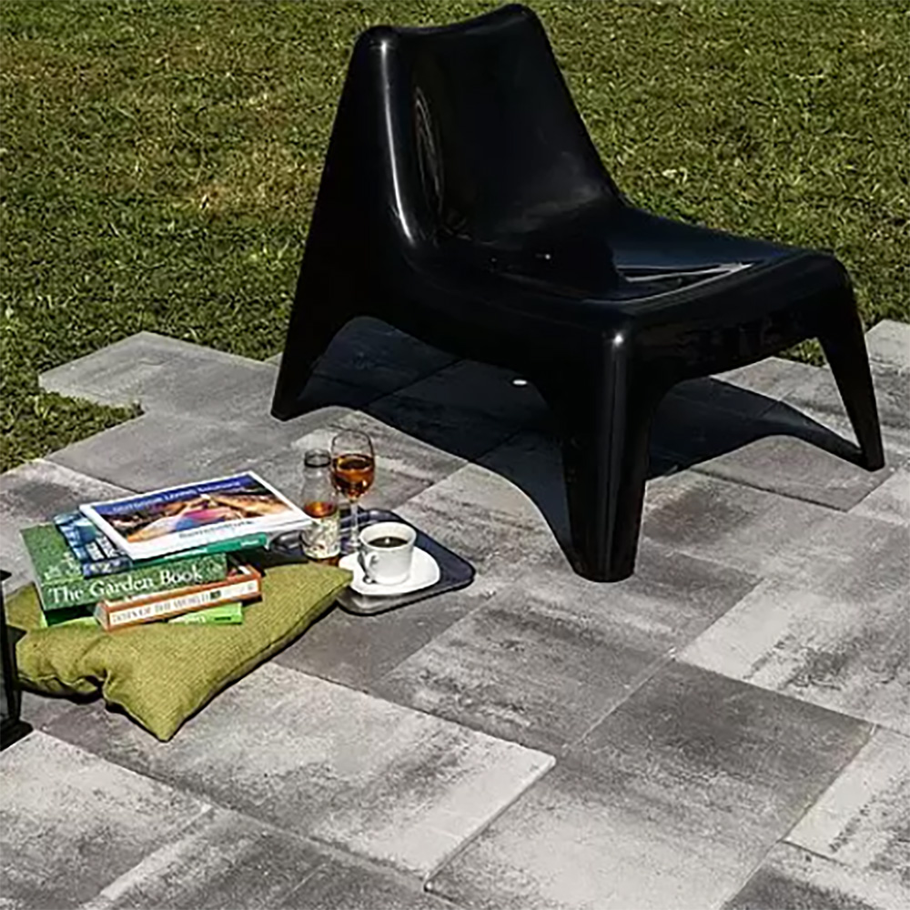 SEMM.ELEGANT PLOČA 60X30X3,8CM SIVO CRNO PROŠARANO