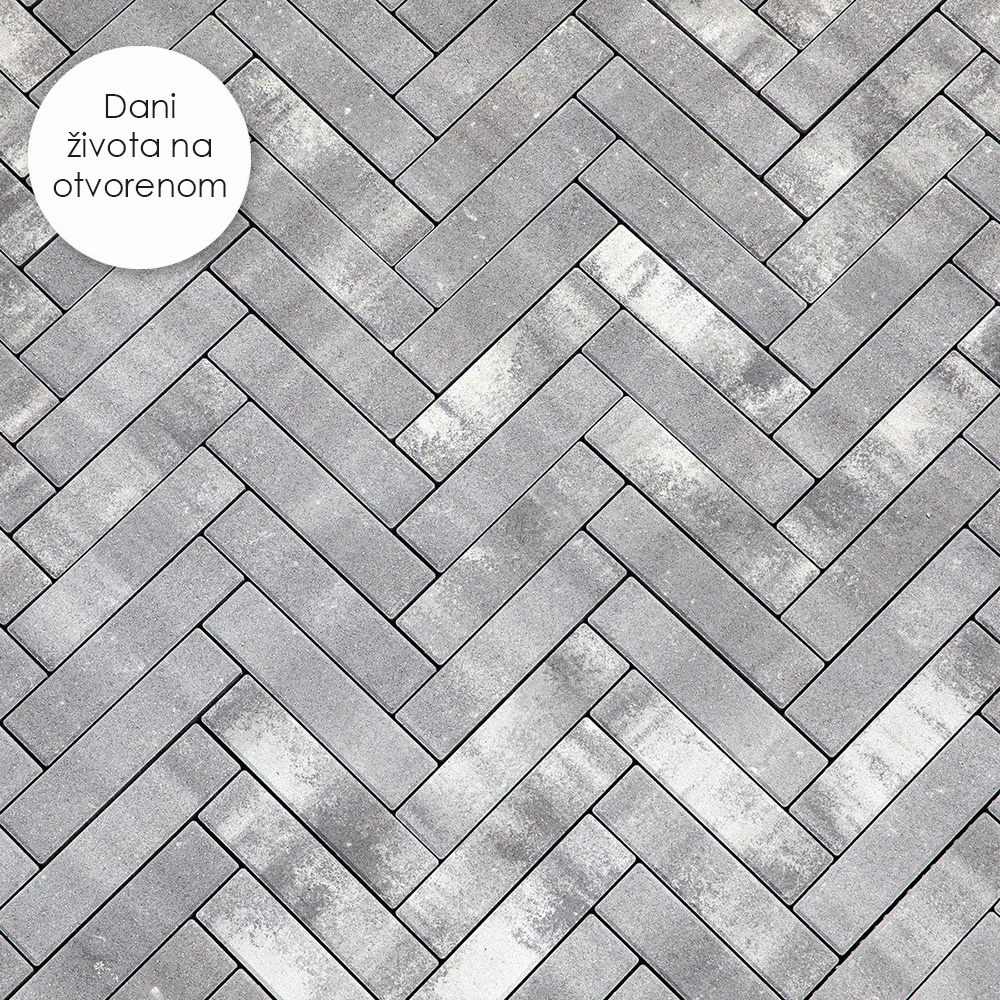 SEMM.PARCETTO 40X10X8CM SIVO-CRNO-BIJELA (#7,68M2) (Š.61821175)