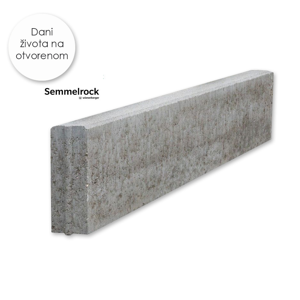 RUBNJAK   8X20X  50CM SEMMELROCK SIVI (#60)